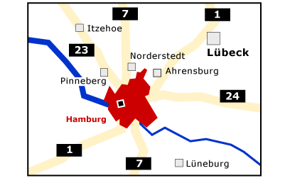 motorways to hamburg 